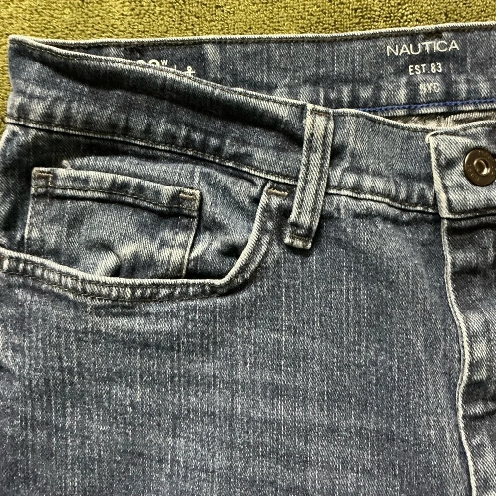 Nautica Vintage Blue Straight Denim Jeans Classic Style Sz 32/30